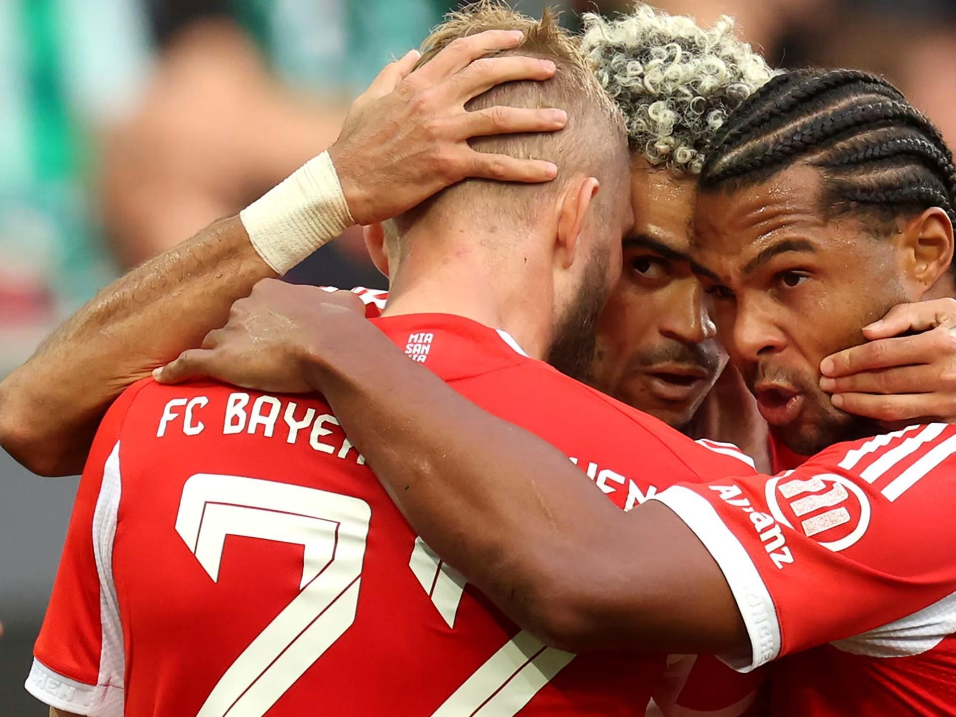 开云-拜仁本赛季德甲下半场进了42球，其他球队总进球数最多38球