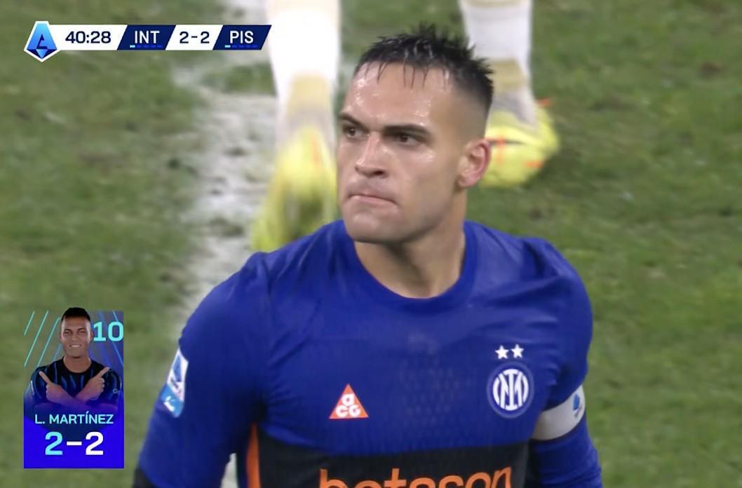 开云-劳塔罗本赛季意甲已打入12球，与上赛季持平